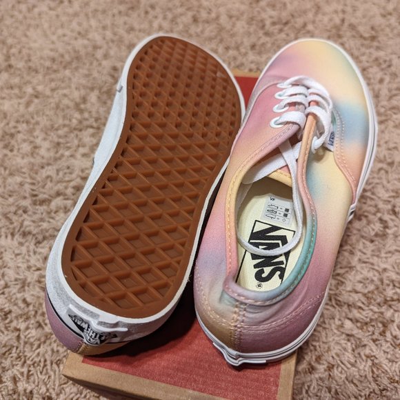 Vans Authentic Rainbow Aura Shift Multi Color Tie Dye Womens Size 6.5 - Picture 5 of 6